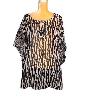Metro 22 zebra print cover up! New